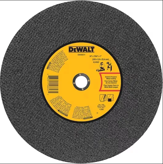 DeWalt General Purpose Chop Saw Wheel-Metal - Scadahtech Welding Supplies Ltd