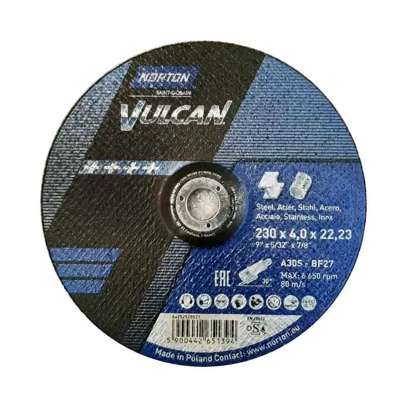 Norton Vulcan Cutting/Grinding Disc - Scadahtech Welding Supplies Ltd