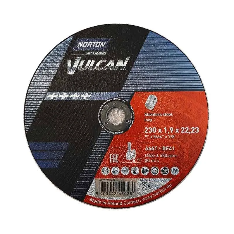 Norton Vulcan INOX Disc - Scadahtech Welding Supplies Ltd