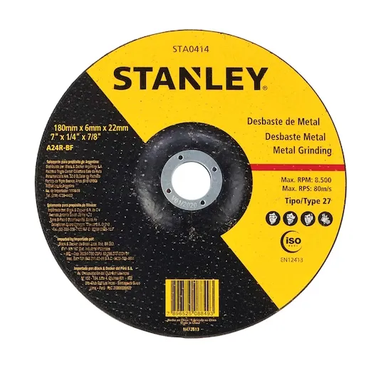Stanley Deep Metal Grinding Disc - Scadahtech Welding Supplies Ltd