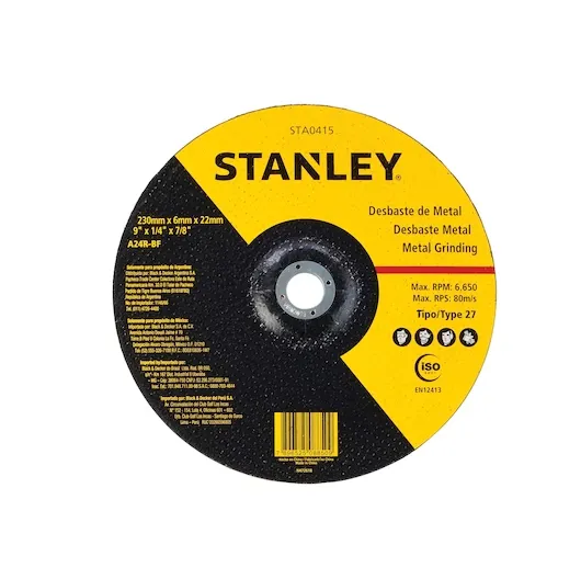 Stanley Metal Grinding Wheel - Scadahtech Welding Supplies Ltd