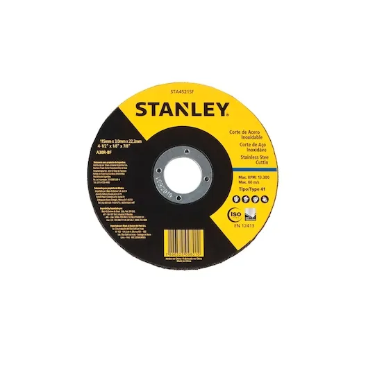 Stanley Metal INOX Cutting Wheel - Scadahtech Welding Supplies Ltd