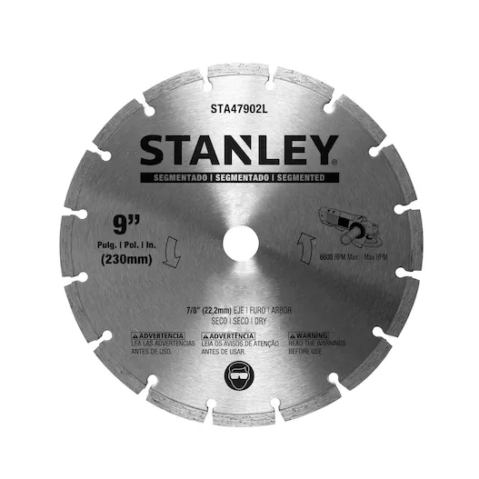 Stanley Segmented Diamond Blade - Scadahtech Welding Supplies Ltd