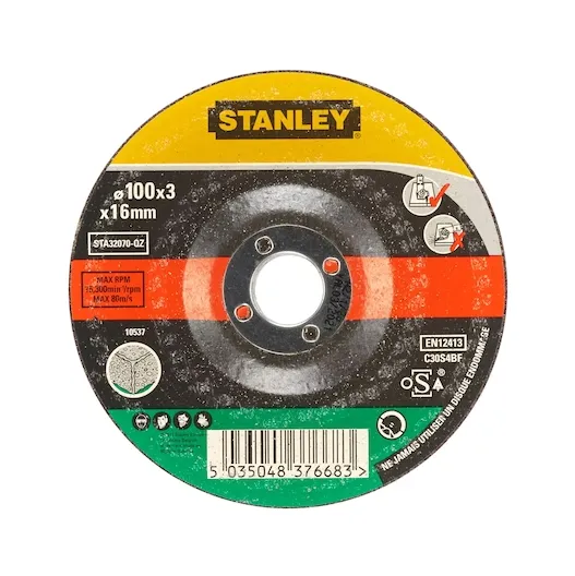 Stanley Stone Cutting Bonded Disc - Scadahtech Welding Supplies Ltd
