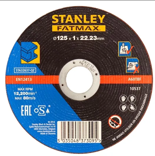 Stanley Deep Metal Grinding Disc - Scadahtech Welding Supplies Ltd
